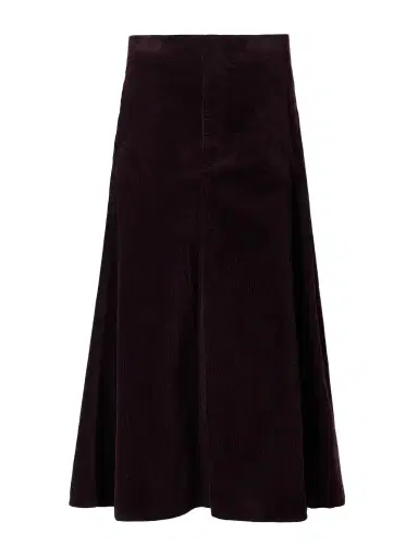 Polo Ralph Lauren Cotton-corduroy Midi Skirt | Thumbnail 1 Polo Ralph Lauren Cotton-corduroy Midi Skirt | Thumbnail 1