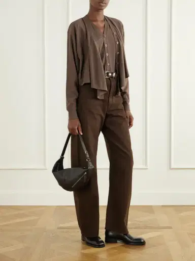Lemaire Quiver Clip Mini Paneled Full-grain Leather Shoulder Bag | Thumbnail 3 Lemaire Quiver Clip Mini Paneled Full-grain Leather Shoulder Bag | Thumbnail 3