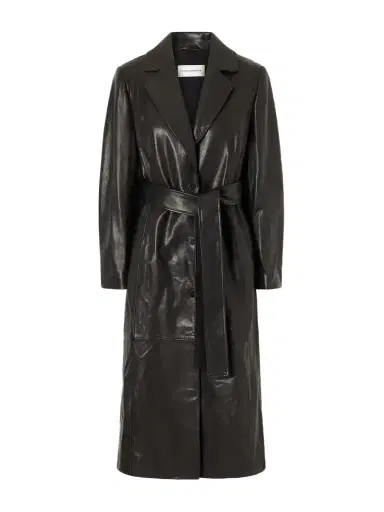Nour Hammour Camden Belted Leather Coat | Thumbnail 1 Nour Hammour Camden Belted Leather Coat | Thumbnail 1