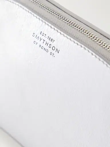 Smythson Metallic Leather Cosmetic Case | Thumbnail 3 Smythson Metallic Leather Cosmetic Case | Thumbnail 3