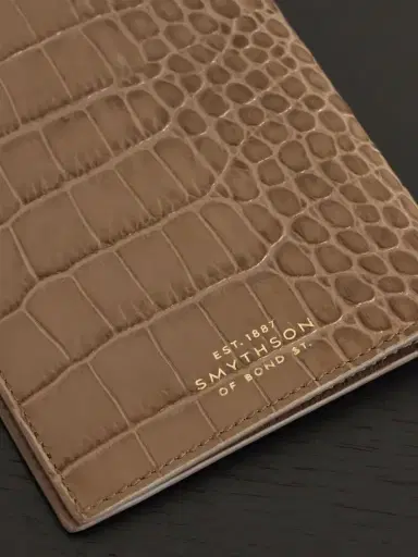 Smythson Mara Croc-effect Leather Passport Cover | Thumbnail 3 Smythson Mara Croc-effect Leather Passport Cover | Thumbnail 3