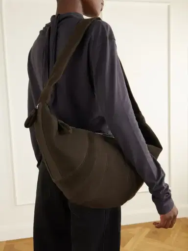 Lemaire Large Croissant Paneled Leather Shoulder Bag | Thumbnail 5 Lemaire Large Croissant Paneled Leather Shoulder Bag | Thumbnail 5