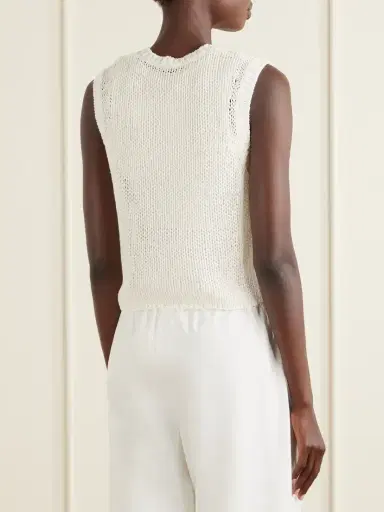 James Perse Knitted Linen And Cotton Tank | Thumbnail 3 James Perse Knitted Linen And Cotton Tank | Thumbnail 3