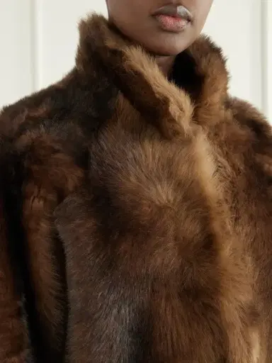 Nour Hammour Cameron Cropped Shearling Jacket | Thumbnail 4 Nour Hammour Cameron Cropped Shearling Jacket | Thumbnail 4