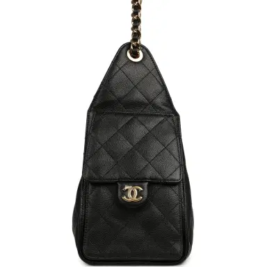 Chanel Chanel Small 25 Hobo Bag Black Caviar Gold Hardware | Thumbnail 3 Chanel Chanel Small 25 Hobo Bag Black Caviar Gold Hardware | Thumbnail 3