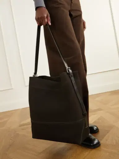 Lemaire Belted Nubuck Leather Tote | Thumbnail 2 Lemaire Belted Nubuck Leather Tote | Thumbnail 2