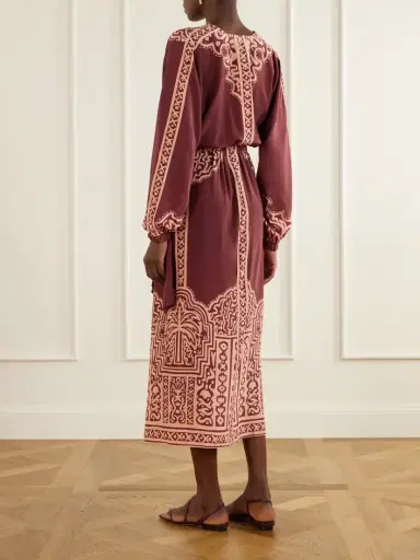 Johanna Ortiz Heatborne Printed Silk Wrap Maxi Dress | Thumbnail 4 Johanna Ortiz Heatborne Printed Silk Wrap Maxi Dress | Thumbnail 4