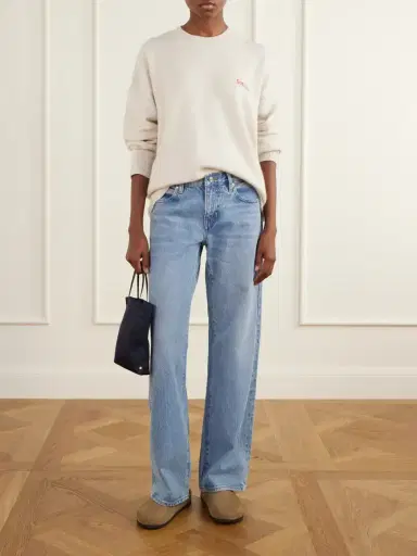 Frame + Sotheby's Logo-embroidered Cashmere Sweater | Thumbnail 2 Frame + Sotheby's Logo-embroidered Cashmere Sweater | Thumbnail 2