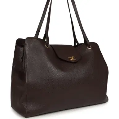 Chanel Chanel XXL "It Girl" Shopping Tote Brown Grained Calfskin Gold Hardware | Thumbnail 2 Chanel Chanel XXL "It Girl" Shopping Tote Brown Grained Calfskin Gold Hardware | Thumbnail 2