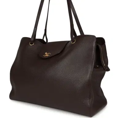 Chanel Chanel XXL "It Girl" Shopping Tote Brown Grained Calfskin Gold Hardware | Thumbnail 5 Chanel Chanel XXL "It Girl" Shopping Tote Brown Grained Calfskin Gold Hardware | Thumbnail 5