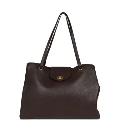Chanel Chanel XXL "It Girl" Shopping Tote Brown Grained Calfskin Gold Hardware | Thumbnail 7 Chanel Chanel XXL "It Girl" Shopping Tote Brown Grained Calfskin Gold Hardware | Thumbnail 7
