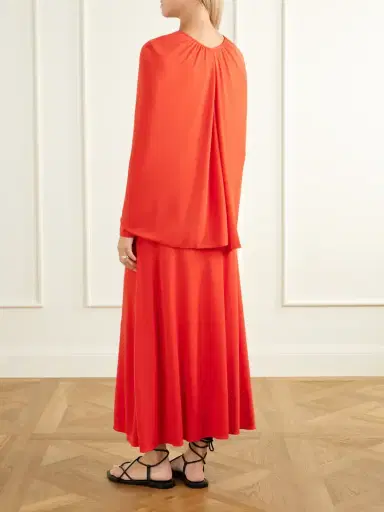Johanna Ortiz Silent Solistice Cape-effect Draped Stretch-jersey Maxi Dress | Thumbnail 3 Johanna Ortiz Silent Solistice Cape-effect Draped Stretch-jersey Maxi Dress | Thumbnail 3
