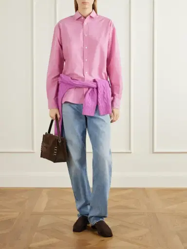 Polo Ralph Lauren Cotton And Silk-blend Shirt | Thumbnail 2 Polo Ralph Lauren Cotton And Silk-blend Shirt | Thumbnail 2