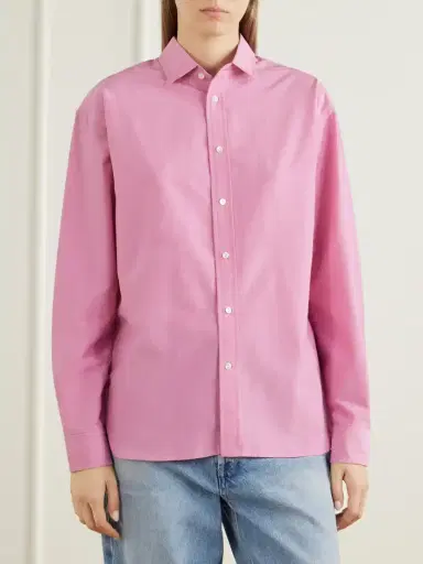 Polo Ralph Lauren Cotton And Silk-blend Shirt | Thumbnail 3 Polo Ralph Lauren Cotton And Silk-blend Shirt | Thumbnail 3