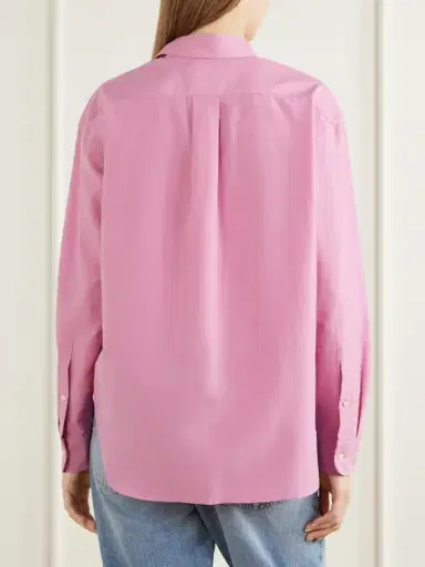 Polo Ralph Lauren Cotton And Silk-blend Shirt | Thumbnail 4 Polo Ralph Lauren Cotton And Silk-blend Shirt | Thumbnail 4