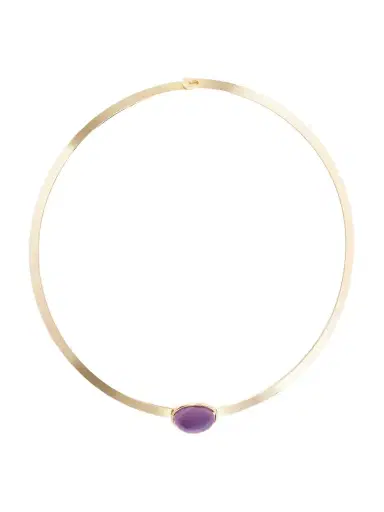 Jennifer Behr Elaine Gold-plated Amethyst Necklace | Thumbnail 1 Jennifer Behr Elaine Gold-plated Amethyst Necklace | Thumbnail 1