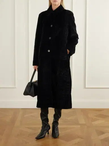 Nour Hammour Paloma Shearling Coat | Thumbnail 2 Nour Hammour Paloma Shearling Coat | Thumbnail 2