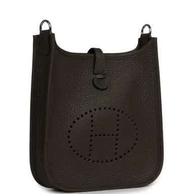 HERMÈS Hermes Evelyne TPM Vert Loden Clemence Palladium Hardware | Thumbnail 2 HERMÈS Hermes Evelyne TPM Vert Loden Clemence Palladium Hardware | Thumbnail 2