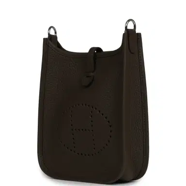HERMÈS Hermes Evelyne TPM Vert Loden Clemence Palladium Hardware | Thumbnail 5 HERMÈS Hermes Evelyne TPM Vert Loden Clemence Palladium Hardware | Thumbnail 5