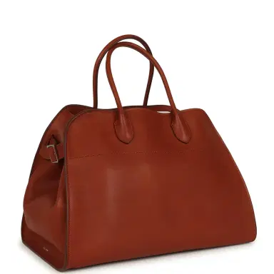 The Row The Row Soft Margaux 15 Acero Leather Silver Hardware | Thumbnail 2 The Row The Row Soft Margaux 15 Acero Leather Silver Hardware | Thumbnail 2