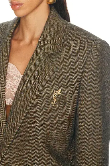 Saint Laurent YSL Hydrangea Brooch | Thumbnail 2 Saint Laurent YSL Hydrangea Brooch | Thumbnail 2