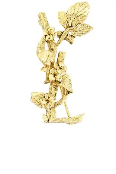 Saint Laurent YSL Hydrangea Brooch | Thumbnail 1 Saint Laurent YSL Hydrangea Brooch | Thumbnail 1