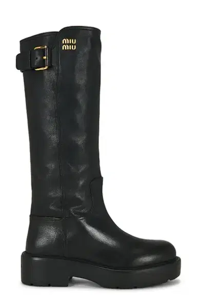 Miu Miu Lifestyle Boyfriend Boot | Thumbnail 1 Miu Miu Lifestyle Boyfriend Boot | Thumbnail 1