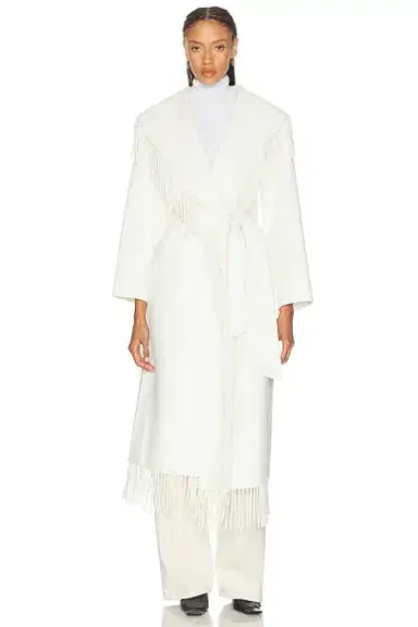 Simkhai Carrie Fringe Robe Coat | Thumbnail 2 Simkhai Carrie Fringe Robe Coat | Thumbnail 2