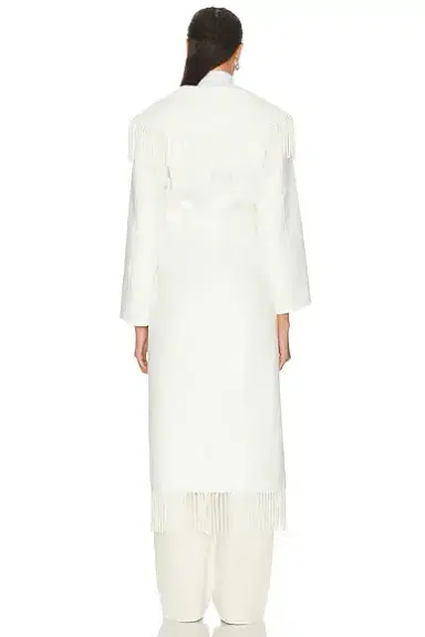 Simkhai Carrie Fringe Robe Coat | Thumbnail 4 Simkhai Carrie Fringe Robe Coat | Thumbnail 4