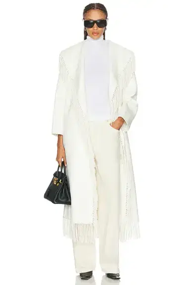 Simkhai Carrie Fringe Robe Coat | Thumbnail 1 Simkhai Carrie Fringe Robe Coat | Thumbnail 1