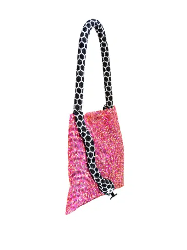 SAC DE SOUL Pink, White, and Black Small Serpent Bag | Thumbnail 2 SAC DE SOUL Pink, White, and Black Small Serpent Bag | Thumbnail 2