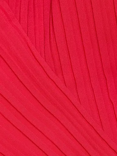 Teri Jon by Rickie Freeman Women's Pleated Chiffon One-Shoulder Gown - Fuchsia | Thumbnail 7 Teri Jon by Rickie Freeman Women's Pleated Chiffon One-Shoulder Gown - Fuchsia | Thumbnail 7