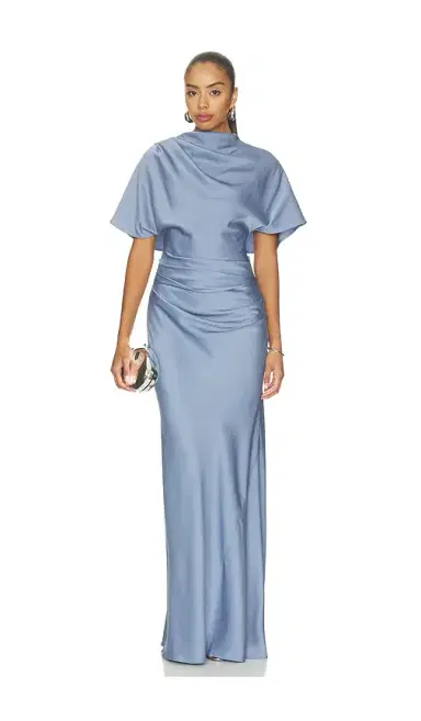 Simkhai Annibelis Short Sleeve Gown | Thumbnail 1 Simkhai Annibelis Short Sleeve Gown | Thumbnail 1