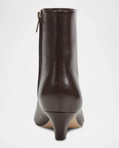 Marc Fisher LTD Danai Leather Zip Ankle Booties | Thumbnail 3 Marc Fisher LTD Danai Leather Zip Ankle Booties | Thumbnail 3