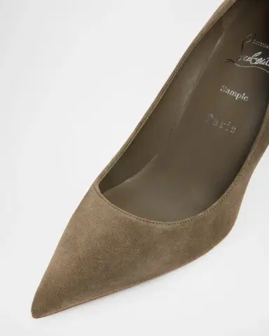 Christian Louboutin 80mm Miss Z Suede Pumps | Thumbnail 3 Christian Louboutin 80mm Miss Z Suede Pumps | Thumbnail 3