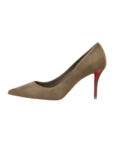 Christian Louboutin 80mm Miss Z Suede Pumps | Thumbnail 1 Christian Louboutin 80mm Miss Z Suede Pumps | Thumbnail 1