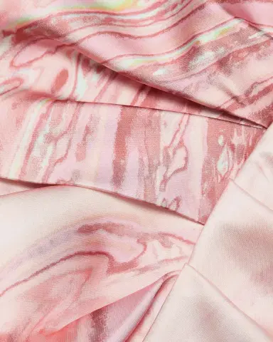 Simkhai Hansel Oil Spill-Print Satin Halter Midi Dress | Thumbnail 6 Simkhai Hansel Oil Spill-Print Satin Halter Midi Dress | Thumbnail 6