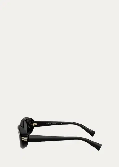 Miu Miu MU B09SF 52MM Oval Sunglasses | Thumbnail 2 Miu Miu MU B09SF 52MM Oval Sunglasses | Thumbnail 2