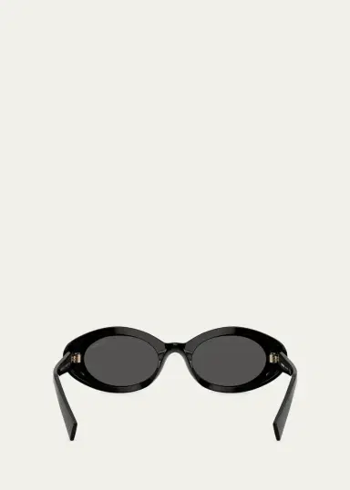 Miu Miu MU B09SF 52MM Oval Sunglasses | Thumbnail 4 Miu Miu MU B09SF 52MM Oval Sunglasses | Thumbnail 4