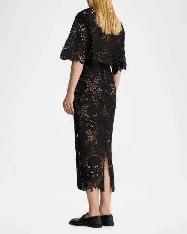 SMYTHE Guipure Lace Pencil Skirt | Thumbnail 3 SMYTHE Guipure Lace Pencil Skirt | Thumbnail 3
