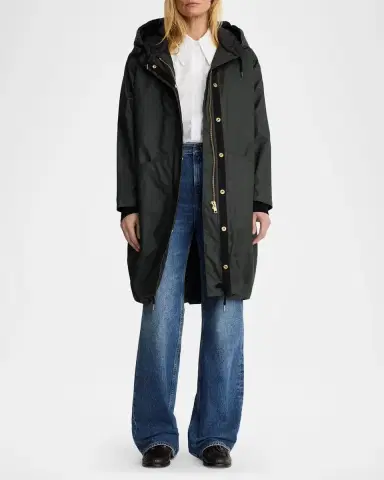 SMYTHE Dark and Stormy Hooded Rain Coat | Thumbnail 2 SMYTHE Dark and Stormy Hooded Rain Coat | Thumbnail 2