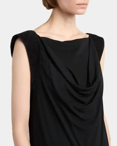 Bottega Veneta Intrecciato-Trim Draped Crepe Jersey Maxi Dress | Thumbnail 5 Bottega Veneta Intrecciato-Trim Draped Crepe Jersey Maxi Dress | Thumbnail 5