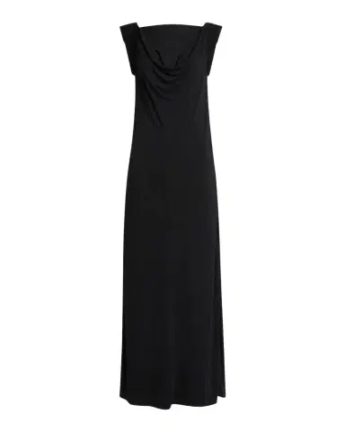 Bottega Veneta Intrecciato-Trim Draped Crepe Jersey Maxi Dress | Thumbnail 1 Bottega Veneta Intrecciato-Trim Draped Crepe Jersey Maxi Dress | Thumbnail 1