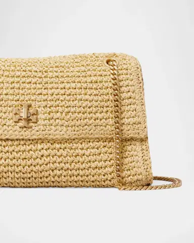Tory Burch Kira Turnlock Raffia Shoulder Bag | Thumbnail 5 Tory Burch Kira Turnlock Raffia Shoulder Bag | Thumbnail 5