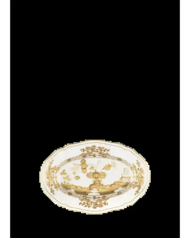 GINORI 1735 Aurum Painted Porcelain Pickle Dish | Thumbnail 2 GINORI 1735 Aurum Painted Porcelain Pickle Dish | Thumbnail 2