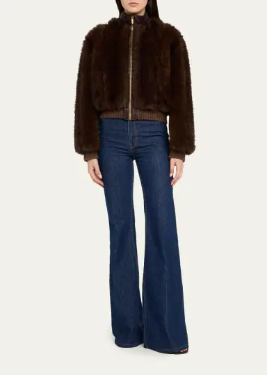 Zimmermann Valiant Faux Fur Bomber Jacket | Thumbnail 2 Zimmermann Valiant Faux Fur Bomber Jacket | Thumbnail 2
