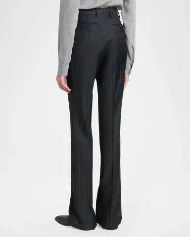 Tom Ford Wool-Mohair Pinstripe Trousers | Thumbnail 3 Tom Ford Wool-Mohair Pinstripe Trousers | Thumbnail 3