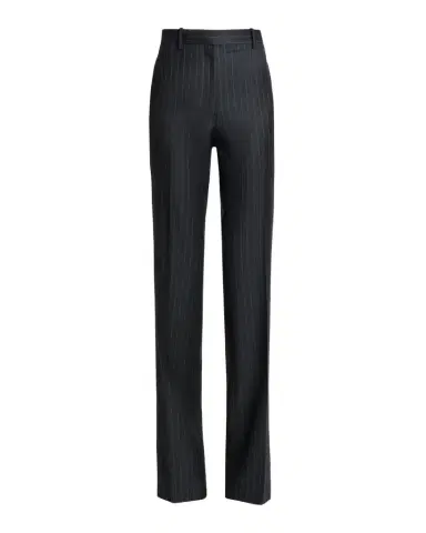 Tom Ford Wool-Mohair Pinstripe Trousers | Thumbnail 1 Tom Ford Wool-Mohair Pinstripe Trousers | Thumbnail 1