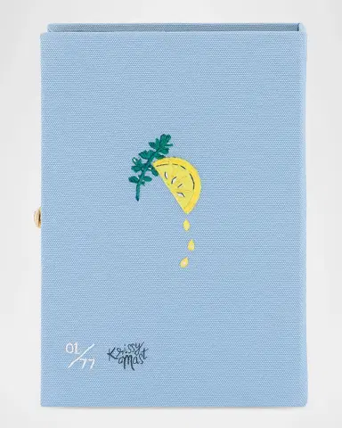 Olympia Le-Tan Lobster Book Clutch Bag | Thumbnail 3 Olympia Le-Tan Lobster Book Clutch Bag | Thumbnail 3
