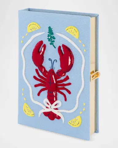 Olympia Le-Tan Lobster Book Clutch Bag | Thumbnail 4 Olympia Le-Tan Lobster Book Clutch Bag | Thumbnail 4